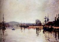 Monet, Claude Oscar - The Seine Below Rouen